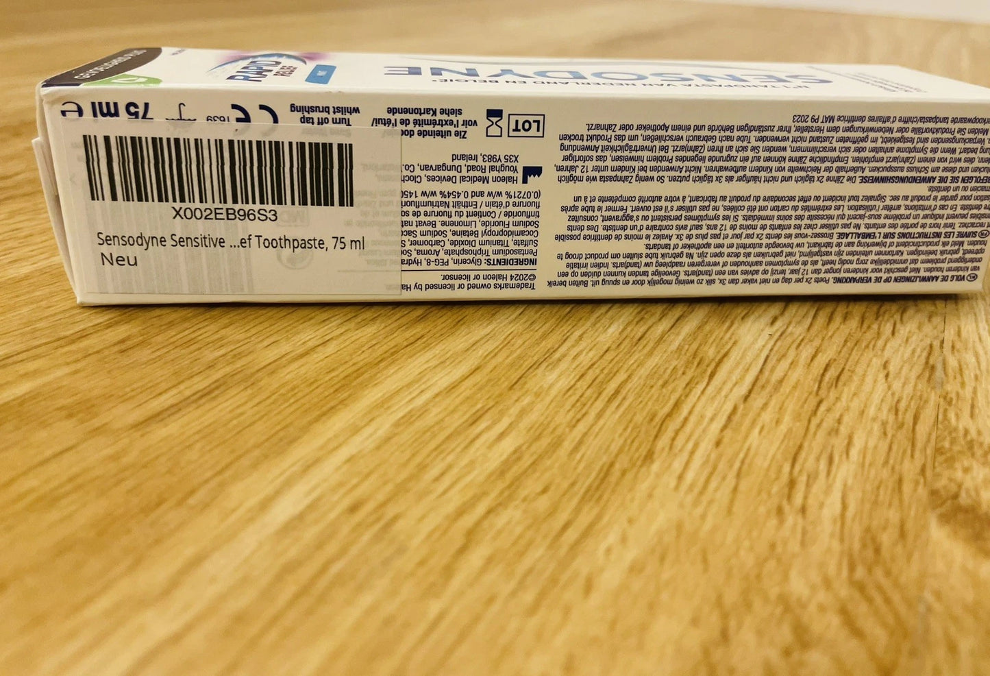 Sensodyne Rapid Relief Zahnpasta – 3er Pack (3x75 ml)