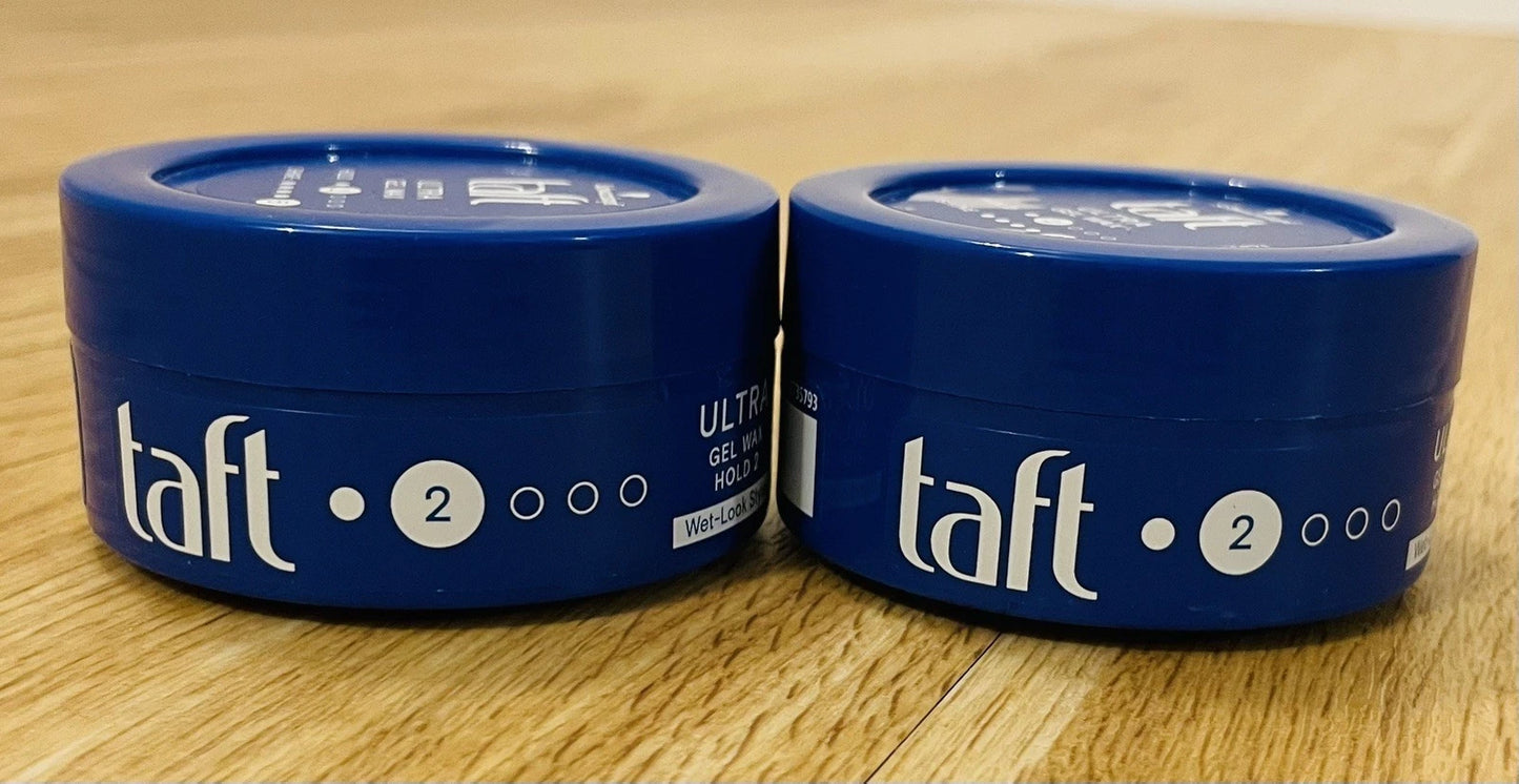 Schwarzkopf Taft Ultra Gel Wax 24h Kontrolle & Glanz – 2er Pack