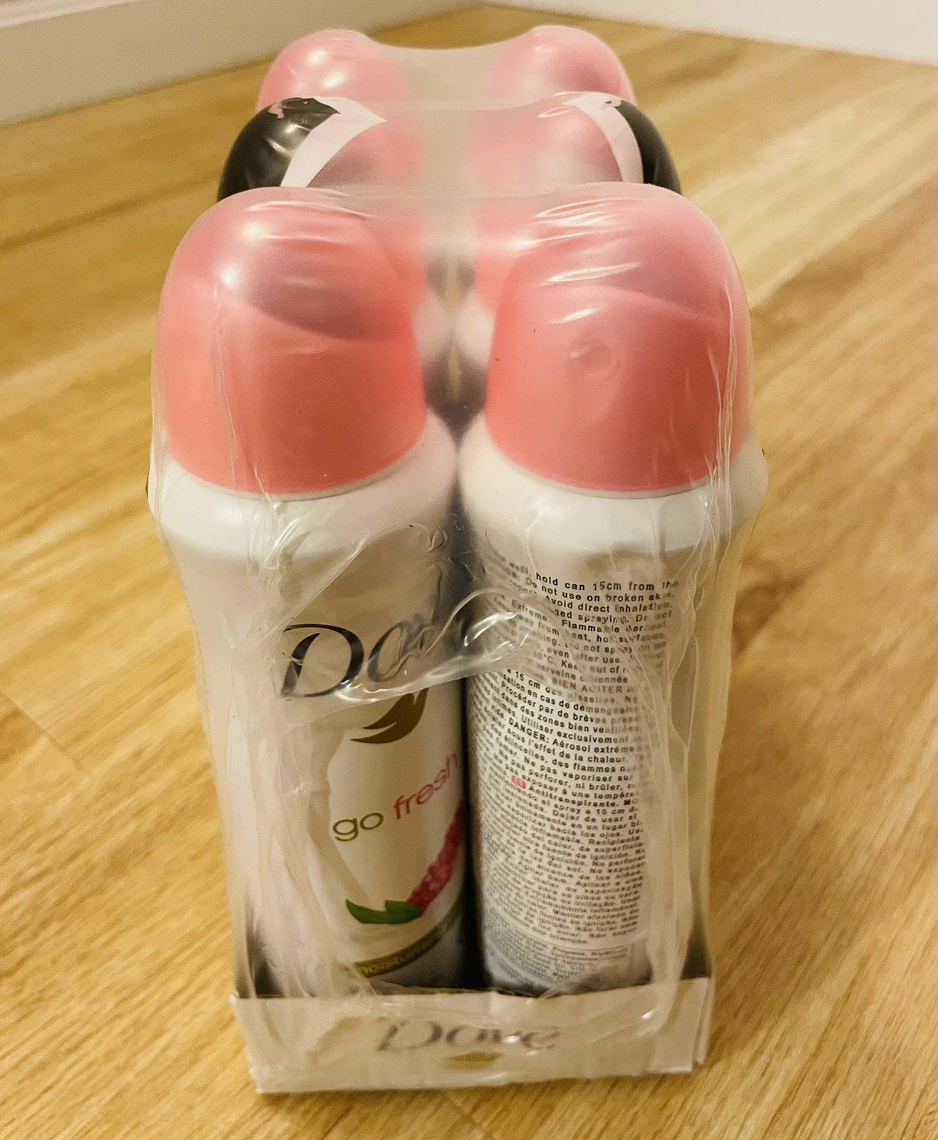 Dove Go Fresh Granatapfel Deospray 0% Alkohol – 6x150 ml
