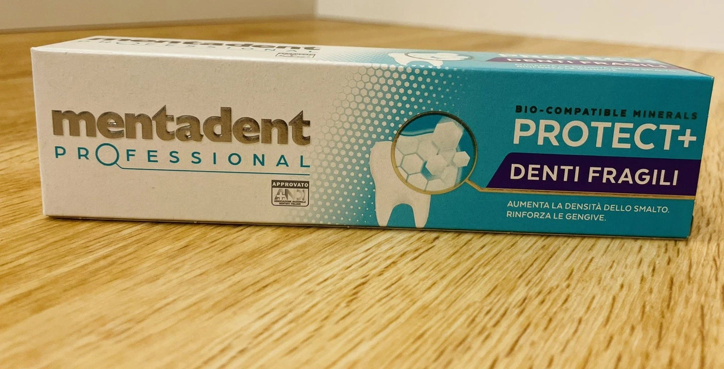 Mentadent Professional Protect+ Zahnpasta 3×75 ml