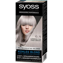 SYOSS Coloration, Haarfarbe Stufe 3 10_15 Glänzendes Titan, intensiver metallischer Glanz, 3er Pack (3 x 115 ml)