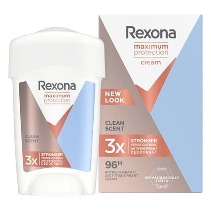 Rexona Deodorant Stick Anti-Transpirant Clean Scent sauber 96H 45 ml – 3 Stück