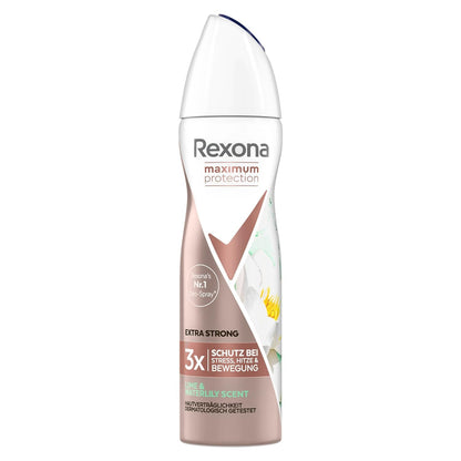 3 x Rexona Maximum Protection Extra Strong Lime & Waterlily Scent Deo je 150ml
