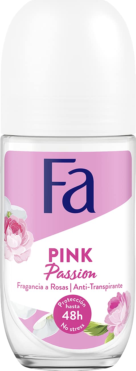 Fa Roll-On Pink Passion, 50 ml (6 Stück), insgesamt 300 ml