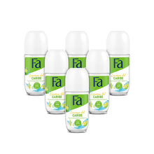 Fa - Deodorant Roll-On Zitronen der Karibik - 50 ml (6 Stück) insgesamt: 300 ml