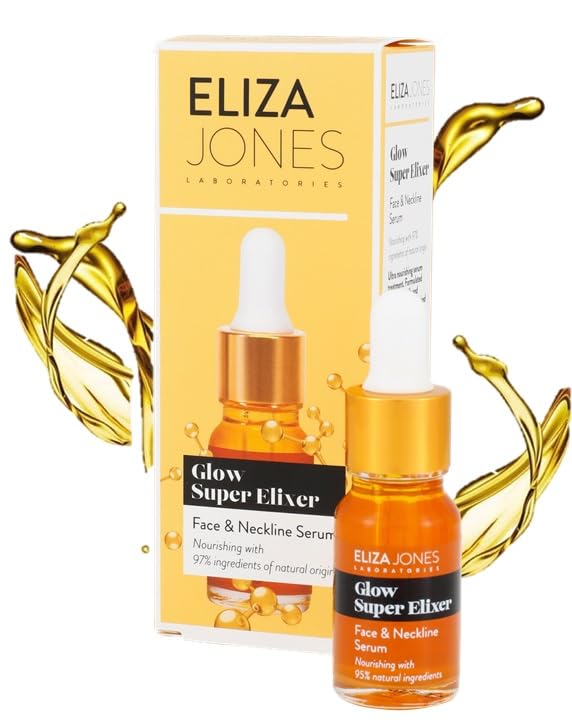 Eliza Jones Laboratories Eliza Jones Serum für Gesicht und Ausschnitt (Glow super Elixer: Nähren und pflegen die Haut mit 98% natürlichen Inhaltsstoffen)