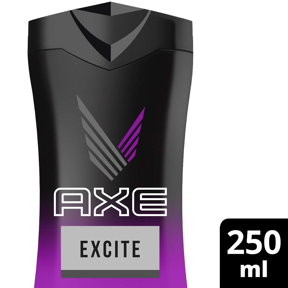 Axe 3-in-1 Duschgel & Shampoo Excite für ganztägige Frische, unwiderstehlichen Duft und eine angenehme Dusche dermatologisch getestet 6x 250 ml