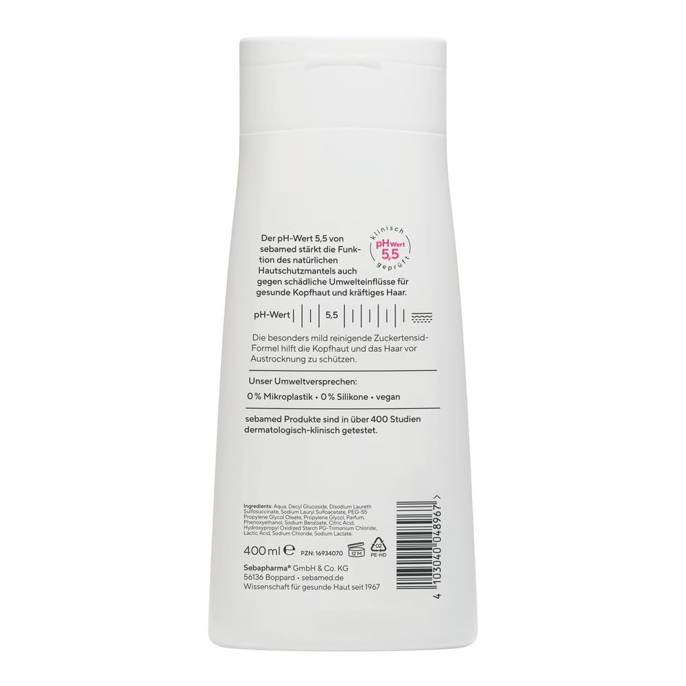 SEBAMED Every-Day Shampoo 400 ml, Haarshampoo für Damen und Herren