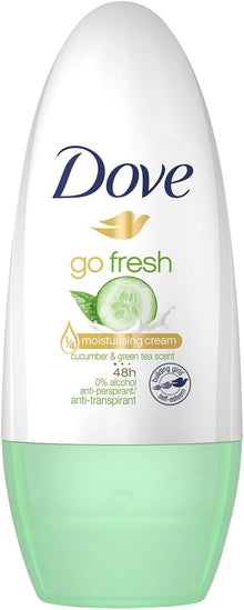 6 x Dove Go Fresh Cucumber & Green Tea Scent Roll On 50ml