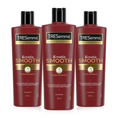 TRESemme Pro Collection Keratin Smooth Shampoo 400ml - 3 Stück pro Pack
