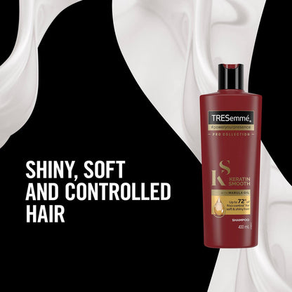 TRESemme Pro Collection Keratin Smooth Shampoo 400ml - 3 Stück pro Pack
