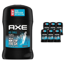 AXE Deodorant für Herren, Stick Ice Chill, 48h non-stop frisch, erfrischender Duft von Eisminze und Zitrone (6 x 50 ml)