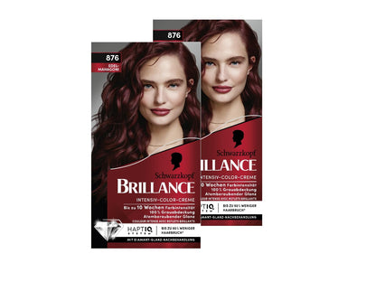 Brillance Intensiv-Color-Creme 876 Edelmahagoni (2x 160 ml)