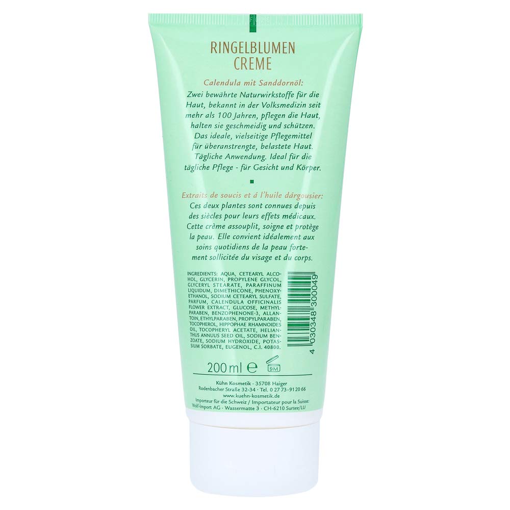 Ringelblumen Creme mit Sanddornöl 200 ml Creme