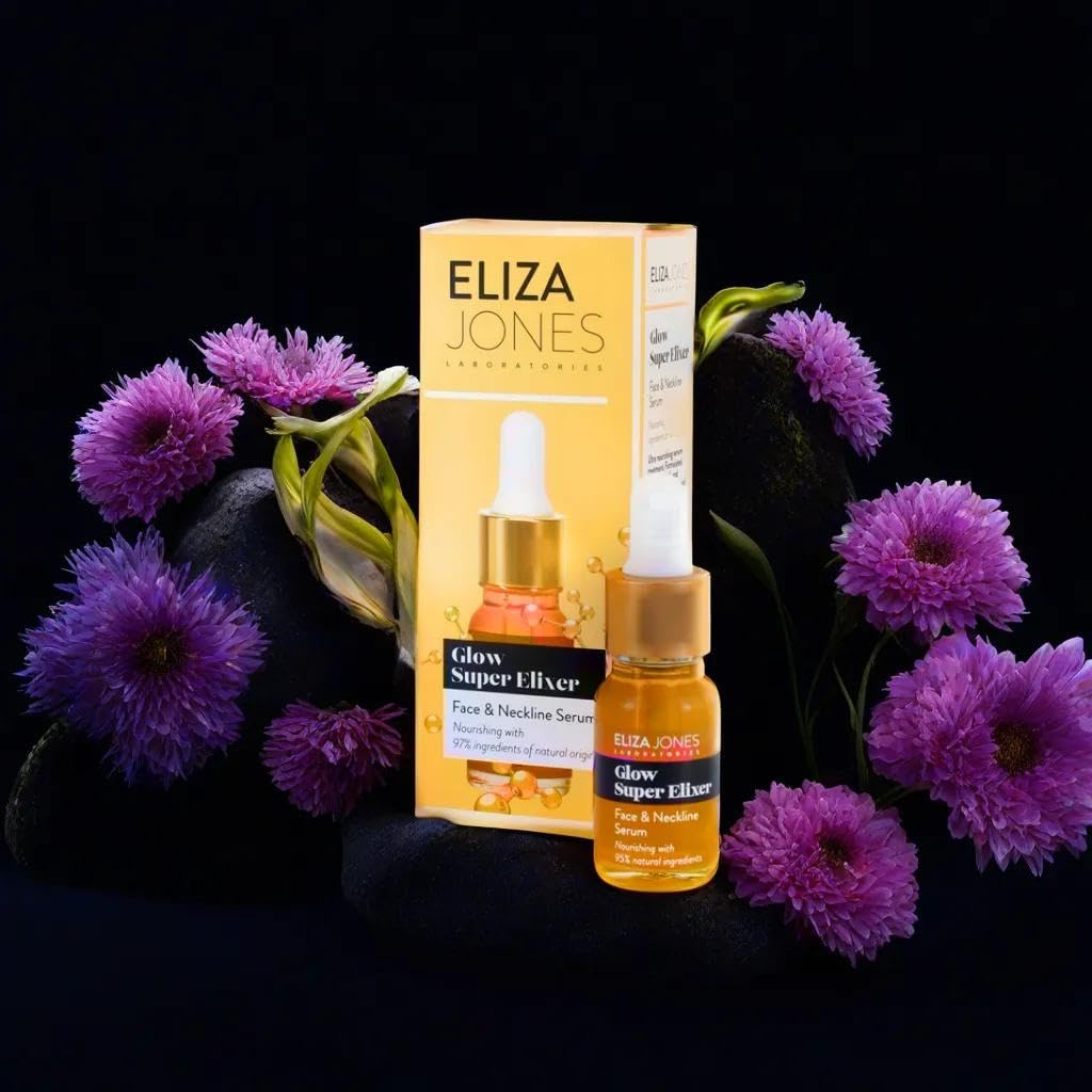 Eliza Jones Laboratories Eliza Jones Serum für Gesicht und Ausschnitt (Glow super Elixer: Nähren und pflegen die Haut mit 98% natürlichen Inhaltsstoffen)