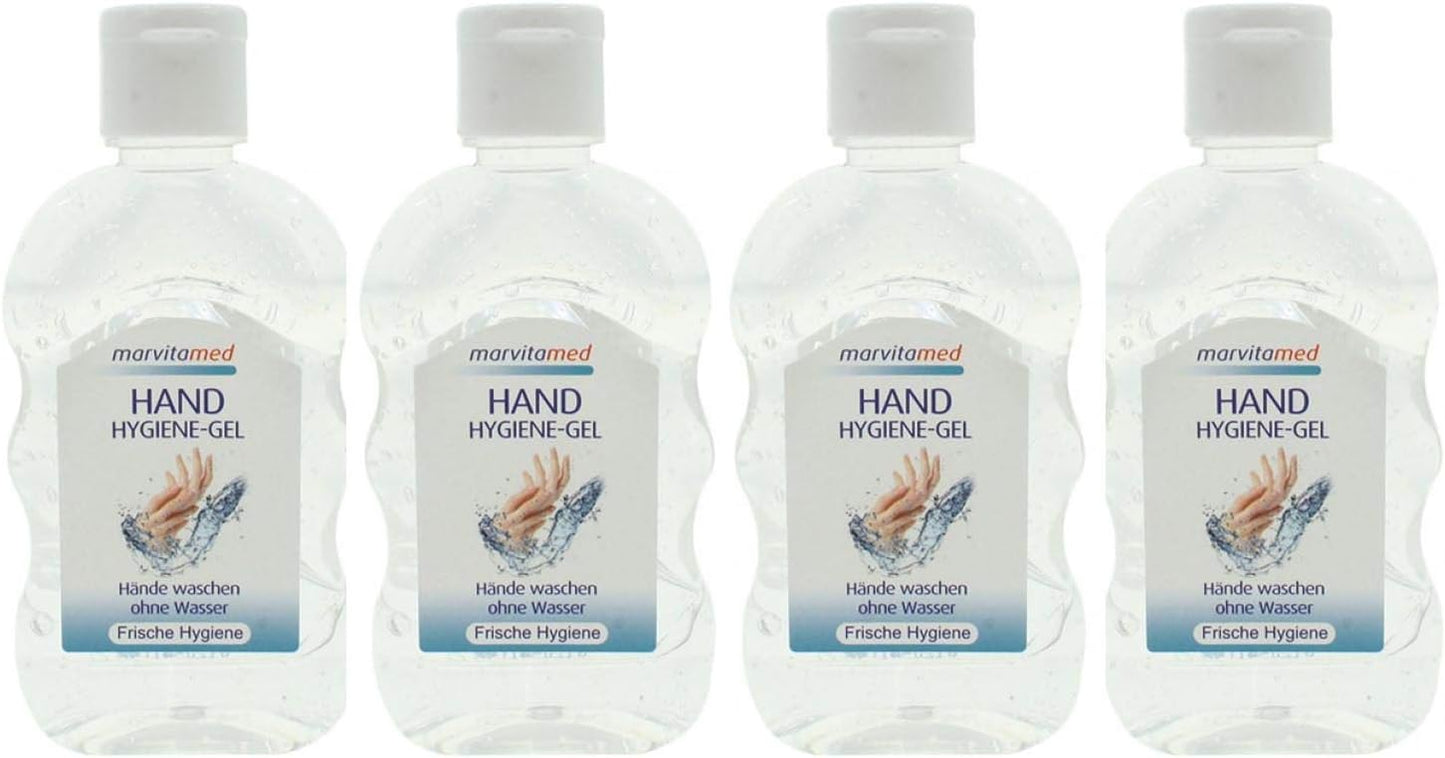 Marvita Hand-Hygiene-Gel 80ml mit Aloe Vera, 6er Pack (6x 80ml)