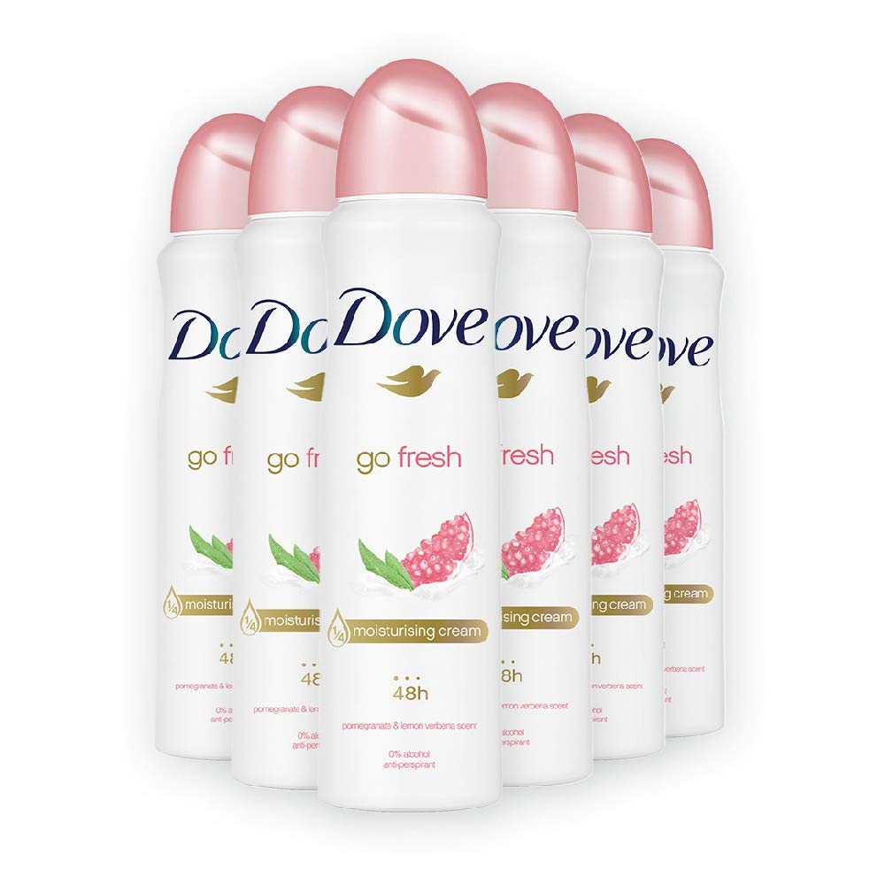 Dove Go Fresh Granatapfel Spray, 6er-Pack