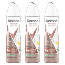 3 x Rexona Maximum Protection Extra Strong Lime & Waterlily Scent Deo je 150ml