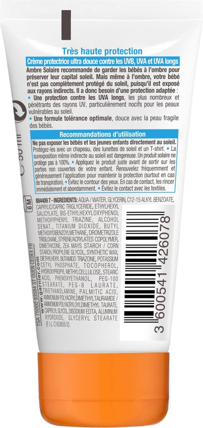 GARNIER - Ambre Solaire - Bébé à l'ombre FPS50+ - 50ml
