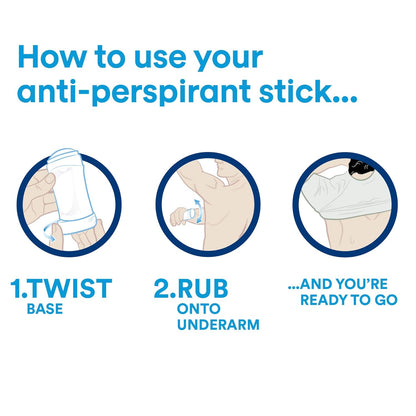 Dove for Men Plus Care Clean Comfort Stick Anti-Transpirant/Deodorant, 50 ml, Pack of 6