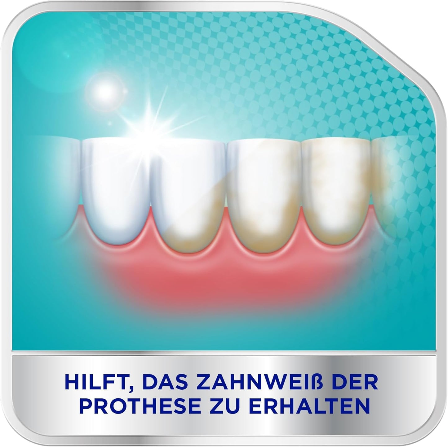 Corega Reinigungs-TABS Intensiv Reiniger Rundumschutz für herausnehmbaren Zahnersatz/dritte Zähne, 1x108 Gebissreinigungstabletten