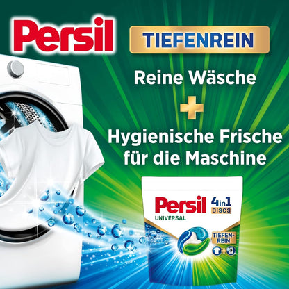 Persil Universal 4in1 DISCS 76 Waschladungen, Universal Waschmittel mit Tiefenrein Technologie