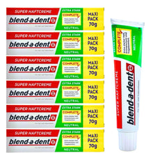 Blend-a-Dent Super Haftcreme Extra Stark Neutral 6×70g