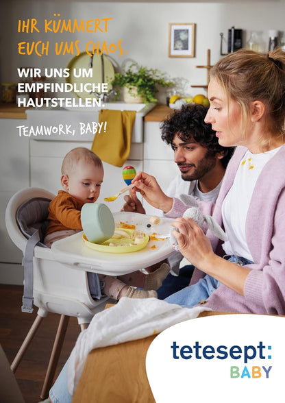 tetesept Baby SOS Hautwohl Creme – Pflegecreme beruhigt Babyhaut sofort und mildert Reizungen – Parfümfreie Hautpflege mit Panthenol für Neugeborene ab 3 Monaten – 50 ml