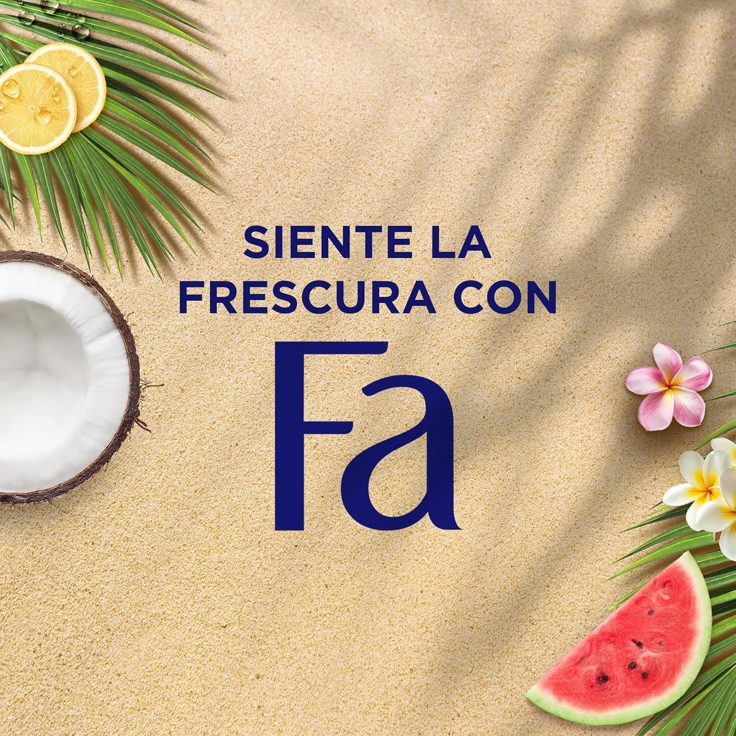 Fa - Deodorant Roll-On Zitronen der Karibik - 50 ml (6 Stück) insgesamt: 300 ml