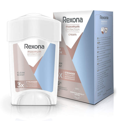 Rexona Deodorant Stick Anti-Transpirant Clean Scent sauber 96H 45 ml – 3 Stück