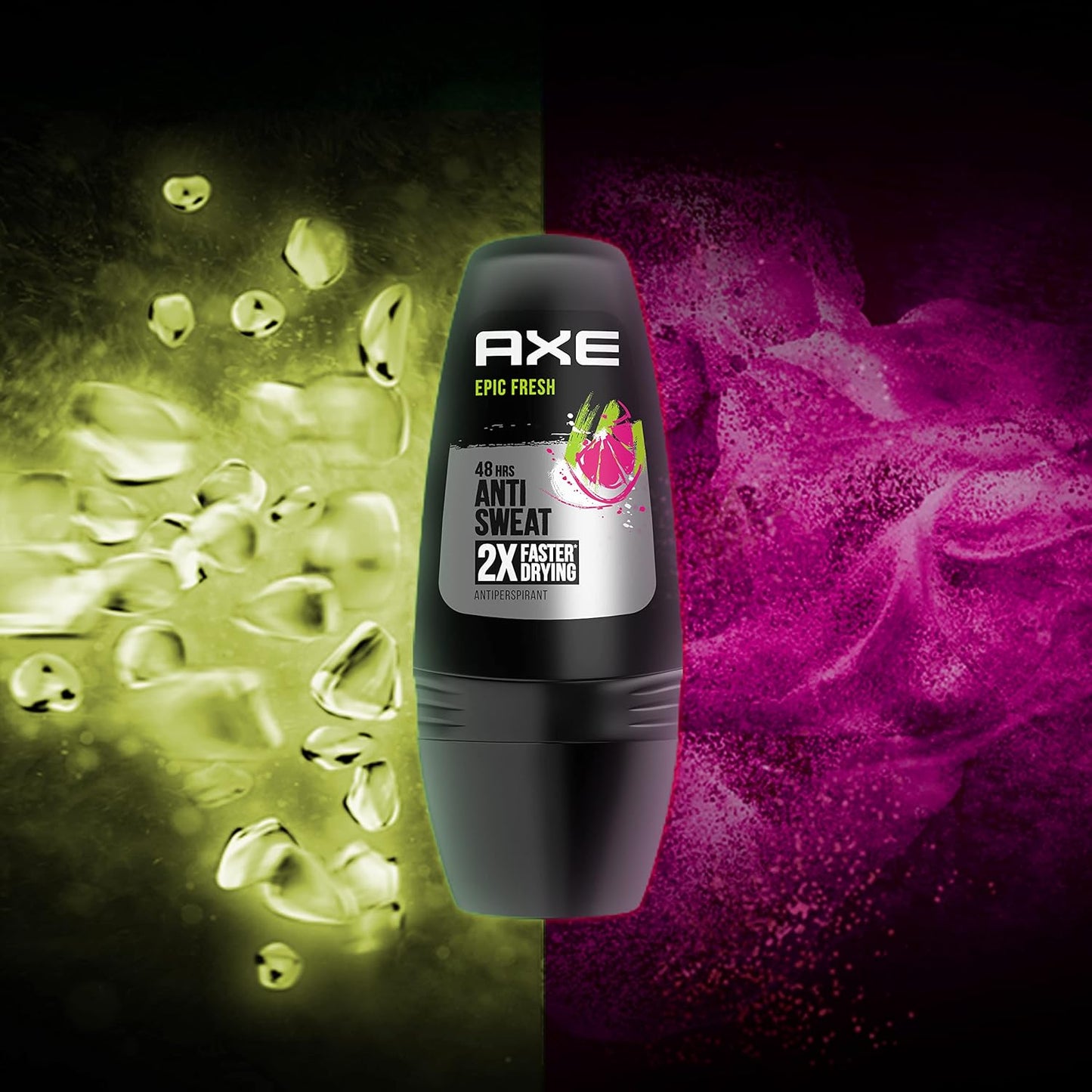Axe Roll On Epic Fresh Deodorant für Herren, 50 ml, 6 Stück