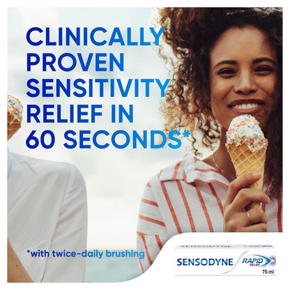 Sensodyne Sensitive Rapid Relief Toothpaste, 75 ml