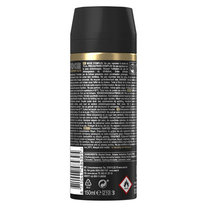 6x Axe Deodorant Bodyspray Gold 150 ml