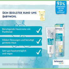 tetesept Baby SOS Hautwohl Creme – Pflegecreme beruhigt Babyhaut sofort und mildert Reizungen – Parfümfreie Hautpflege mit Panthenol für Neugeborene ab 3 Monaten – 50 ml