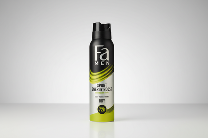 Fa Men Sport Energy Boost Deo Spray 150 ml – 6er Pack