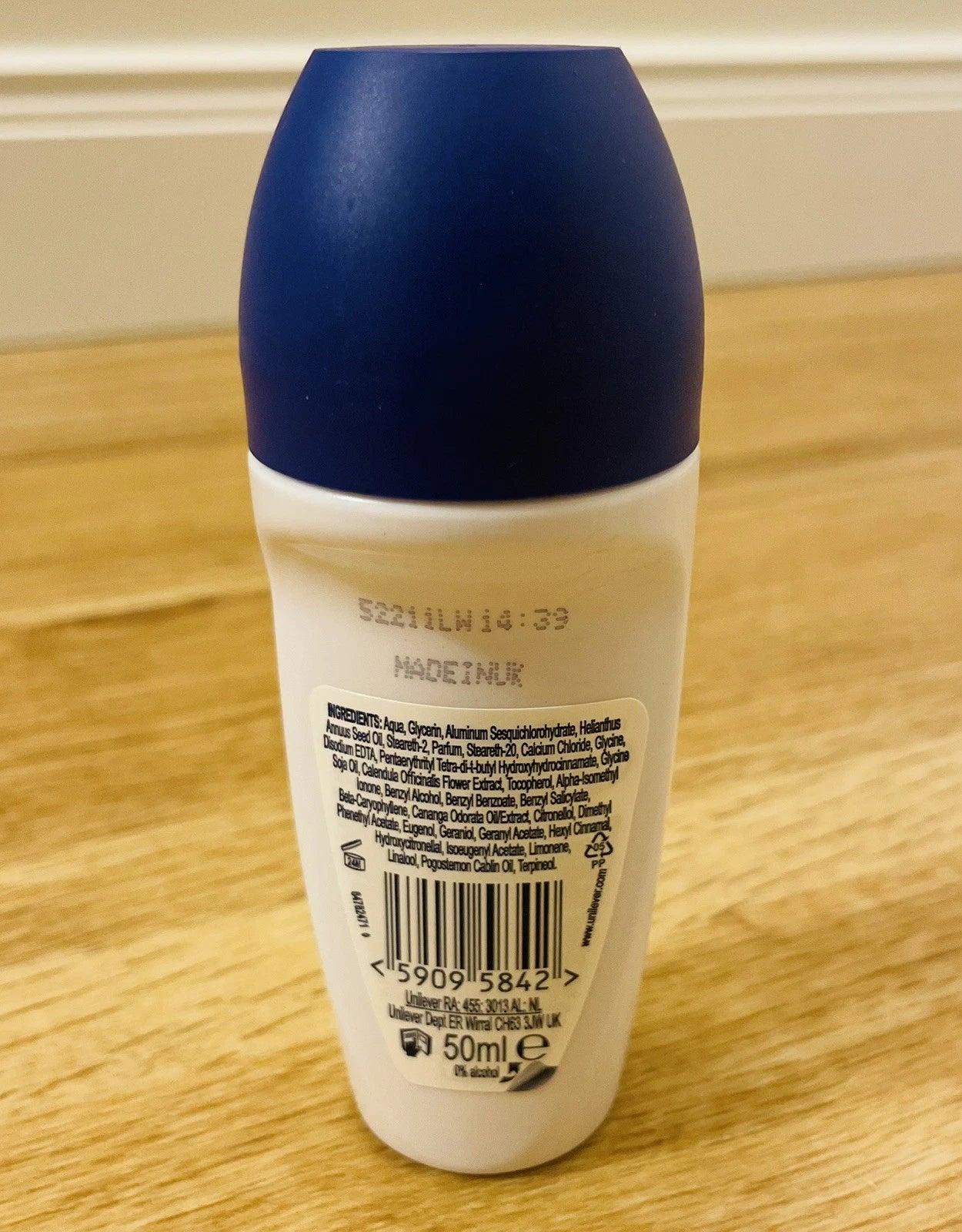 6× Dove Advanced Care Original Roll-On Deo