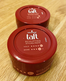 Schwarzkopf Taft Sculpting Styling Paste 24h Ultra Halt – Vegan – 2er Pack