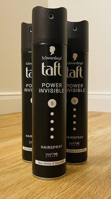 Schwarzkopf Taft Power Invisible Haarspray – Halt 5 | 3er-Pack