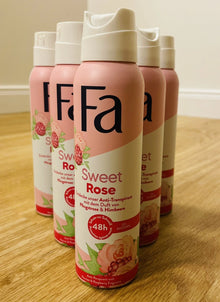 FA Sweet Rose Deodorant Spray 6x150ml – Frischer Duft