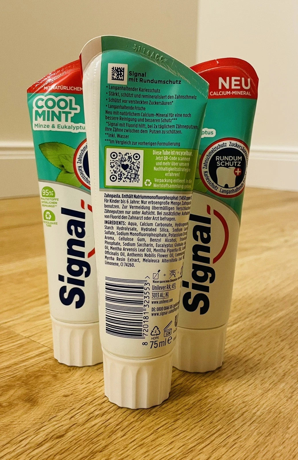 Signal Cool Mint Zahnpasta | 3er-Pack