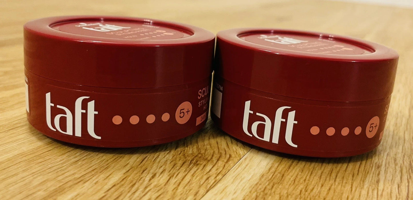 Schwarzkopf Taft Sculpting Styling Paste 24h Ultra Halt – Vegan – 2er Pack