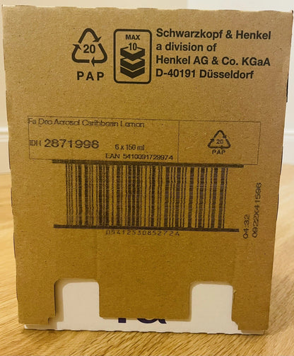 Fa Caribbean Wave Deospray – 6er Pack