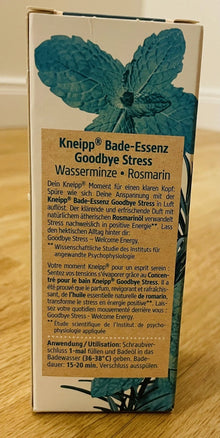 Kneipp Goodbye Stress Bade-Essenz 100 ml – Mit Rosmarin & Wasserminze