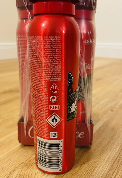 Old Spice Wolfthorn Deodorant Body Spray 48h Frische – 6er Pack