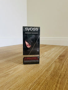 Syoss Haarfarbe 1-1 Schwarz – 3er Pack Dauerhafte Coloration