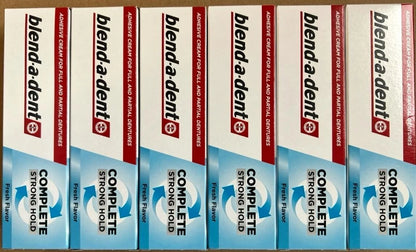 Blend-a-dent COMPLETE Strong Hold Fresh Flavor – 6er Set(6x 47g) Englische Verp
