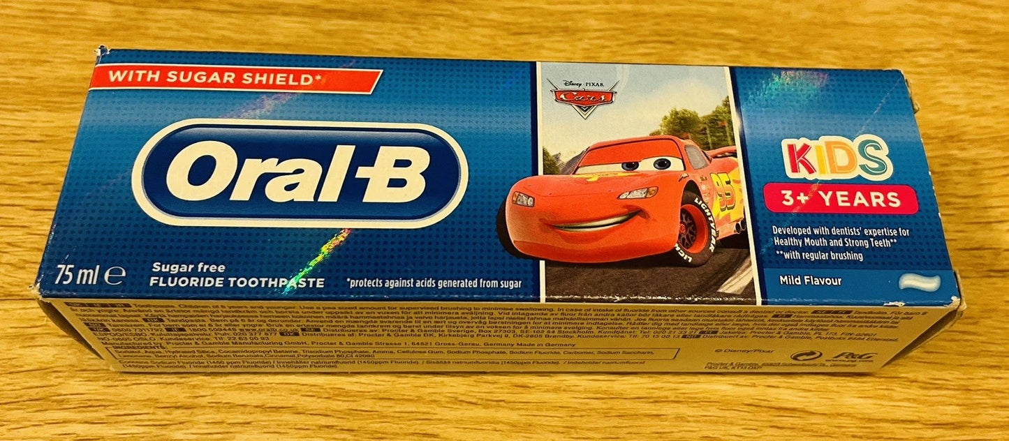 Oral-B Kids Cars Zahnpasta | 3er-Pack