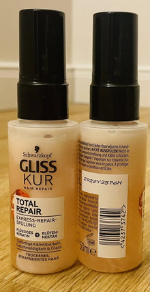Schwarzkopf Gliss Kur Total Repair Express(2 x 50 ml Reisegröße)