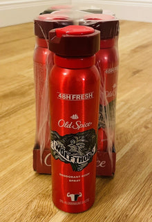 Old Spice Wolfthorn Deodorant Body Spray 48h Frische – 6er Pack