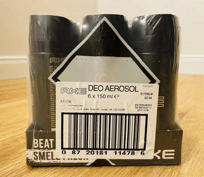 AXE Deodorant Bodyspray „Musk“ – 6er Pack (6×150 ml)